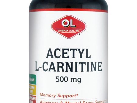 Olympian Labs, Acetyl L Carnitine, 500 mg, 60 Vegetarian Capsules Discount