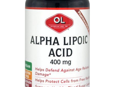 Olympian Labs, Alpha Lipoic Acid, 400 mg, 60 Vegetarian Capsules Online Sale