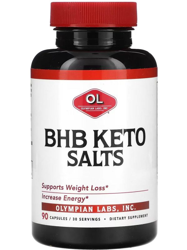 Olympian Labs, BHB Keto Salts goBHB, 90 Capsules Online Sale