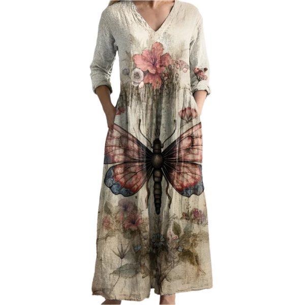 Women s Beautiful Loose Long Dresses | Various Designs | Sizes S-3XL For Discount