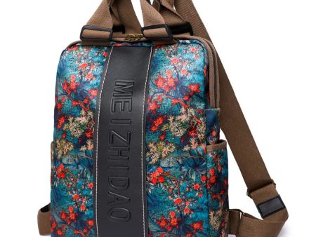 Women s Cool Floral Canvas Back Pack | Various Colours Sale