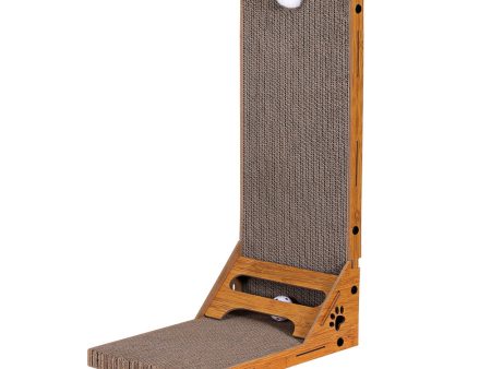 i.Pet Cat Scratching Board Scratcher Cardboard Kitten Indoor Climbing Toy Catnip Online now