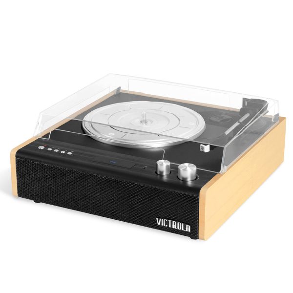 Victrola Eastwood Turntable | Entertainment Stand Bundle | Black Sale