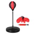 Everfit Punching Boxing Bag Stand Set Gloves with Pump Height Adjustable For Sale