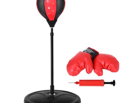 Everfit Punching Boxing Bag Stand Set Gloves with Pump Height Adjustable For Sale