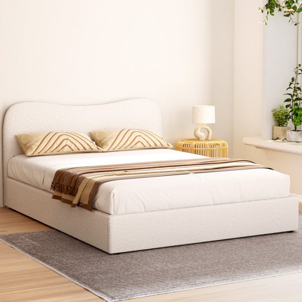 Artiss Bed Frame Queen Size Boucle DARA Online Hot Sale