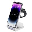 CHOETECH T608-F 15W 4-in-1 Wireless Charger Stand for iWatch and Samsung Watch on Sale