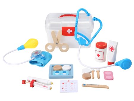 Keezi Kids Doctor Nurse Medical Case Pretend Play Set Stethoscope Medicine Toys Online Hot Sale