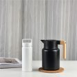 Kylin 304 Stainless Steel Japanese Vacuum Jug 1.3L - Black | Sleek Thermos on Sale