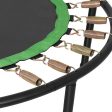 Everfit 48inch Round Fitness Trampoline Rebounder Adjustable Handrail Green Sale