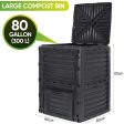 300L Large Garden Outdoor Compost Bin Composter | BPA Free Compost Barrel Sale