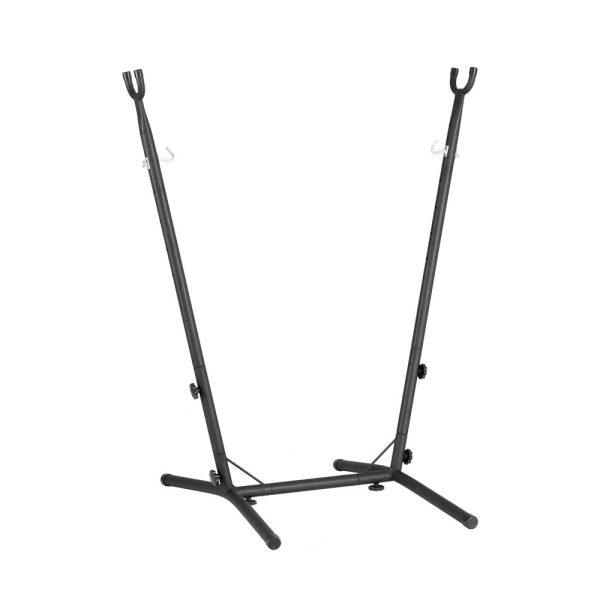 Gardeon Hammock Chair Stand Metal Frame Black Cheap