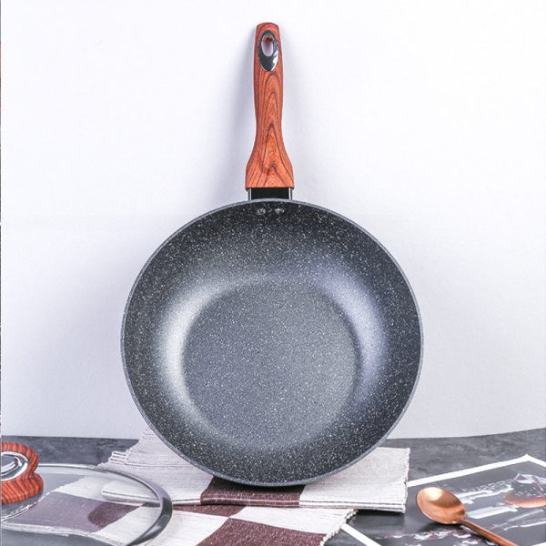 Justcook 30cm JSHS-IH4930C-1 Marble Wok Stirfry Pan | Marble-Coated Wok Stirfry Pan (30cm) Online now