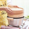 Justcook 20cm Non-stick Soup Pot with Bamboo Steamer and Lid | Versatile Cookware Sale