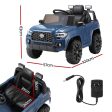 Kids Electric Ride On Car Toyota Tacoma Off Road Jeep Toy Cars Remote 12V Blue Supply