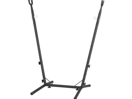 Gardeon Hammock Chair Stand Metal Frame Black Cheap