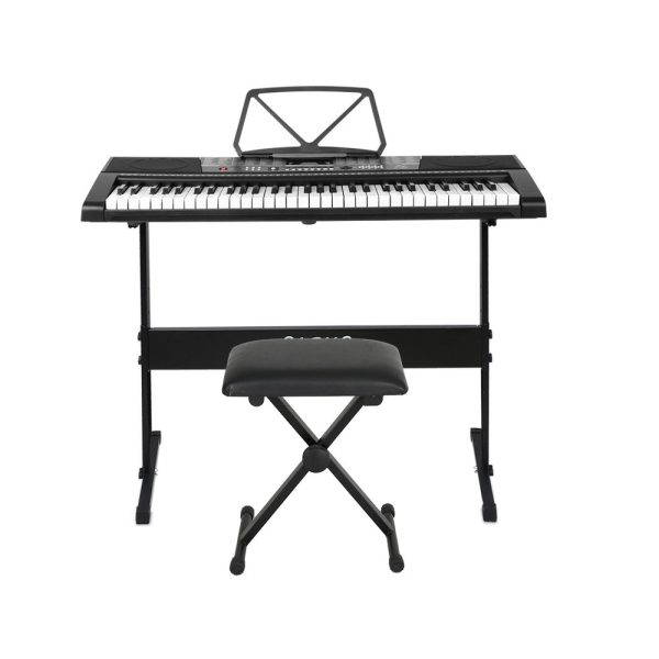 Alpha 61 Keys Electronic Piano Keyboard Digital Electric w  Stand Stool Speaker Online Hot Sale