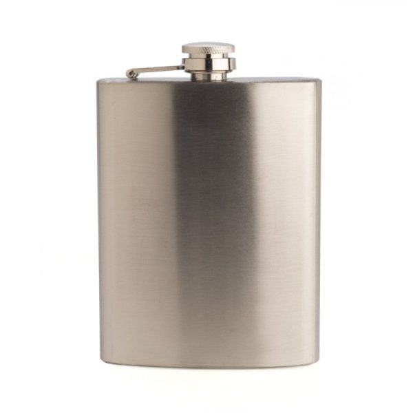 Plain Metal Flask | Sleek Beverage Flask Supply