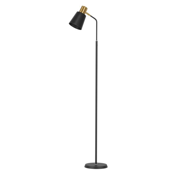 Artiss Floor Lamp LED Light Stand Modern Home Living Room Office Reading Black Discount