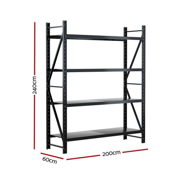 Giantz 2.4Mx2M Warehouse Shelving Garage Rack For Discount