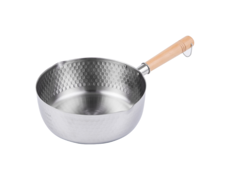 Justcook 20cm Japanese-style Stainless Steel Xueping Pot White Handle | Stainless Steel Xueping Pot (20cm) Online