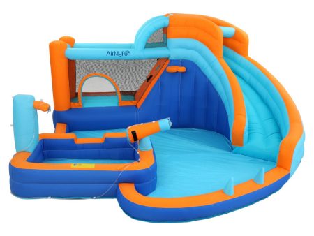 AirMyFun Kids Inflatable Pool Water Slide Park Jumping Castle Bounce 382X381CM Discount