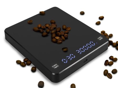 Miraklass 3kg Rechargeable Digital LCD Kitchen Coffee Scale Supply