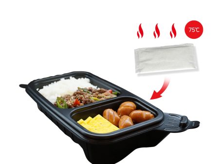 Sirak Food 60-Pack Dalat Heating Lunch Box Container 26cm B + Heating Bag For Sale