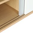 Artiss Shoe Cabinet 30 Pairs Sliding Doors For Sale