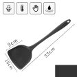 Justcook Silicon Wok Turner Utensil Spatula - Black | Versatile Kitchen Tool For Cheap