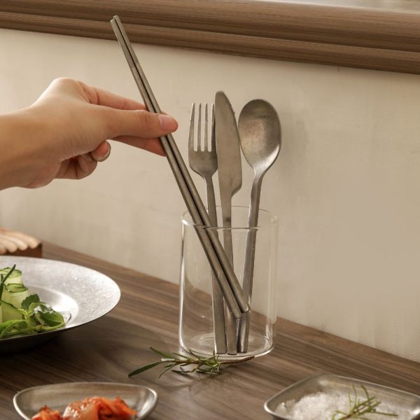 Kylin 304 Stainless Steel Classic Spoon - Snow Gray | Elegant Snow Gray Spoon on Sale