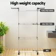 Artiss Clothes Drying Rack 173cm Coat Aier Hanger Foldable Online Sale