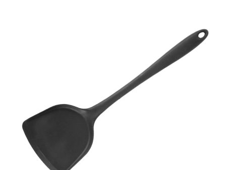 Justcook Silicon Wok Turner Utensil Spatula - Black | Versatile Kitchen Tool For Cheap