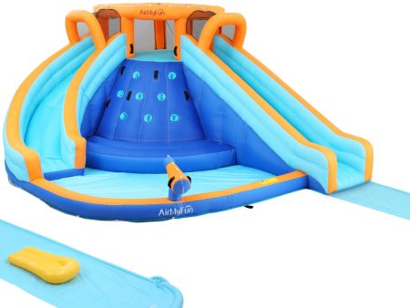 AirMyFun Kids Inflatable Pool Water Double Slide Park Jumping Castle 465X390CM Online