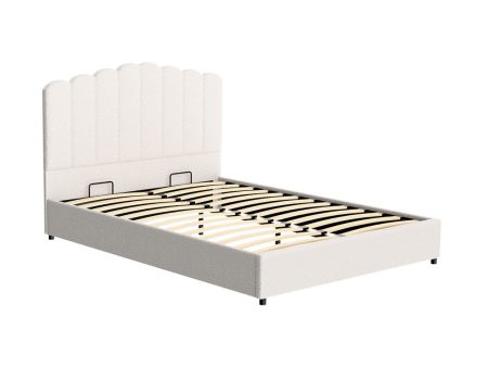 Artiss Bed Frame Queen Size Boucle FION For Discount