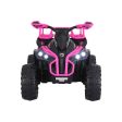 Rigo Kids Ride On Car | ATV Quad Motorbike | Storage Rack | Electric Toys | 12V | Pink Cheap