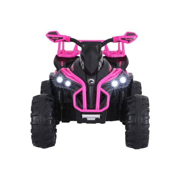 Rigo Kids Ride On Car | ATV Quad Motorbike | Storage Rack | Electric Toys | 12V | Pink Cheap