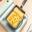 Justcook 13*18cm JSHS-IH1318-5 Tamagoyaki Non-stick Square Omelette Pan Black | Black Non-Stick Omelette Pan Hot on Sale