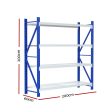 Giantz 2Mx2M Warehouse Shelving Garage Rack Hot on Sale