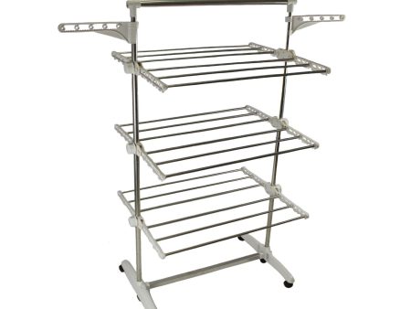 GOMINIMO Laundry Drying Rack 3 Tier (White) GO-LDR-100-JL Online Hot Sale