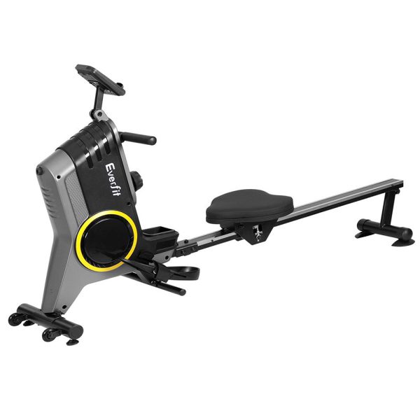 Everfit Rowing Machine 12 Levels Magnetic Rower Fitness Gym Cardio Workout Supply