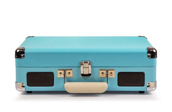 Crosley Cruiser Bluetooth Portable Turntable | Turquoise | Bundled Crosley Record Storage Crate For Discount