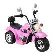 Rigo Kids Ride On Car | Motorcycle Motorbike | Electric Toys | Horn Music | 6V | Pink For Sale