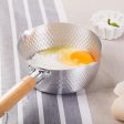 Justcook 20cm Japanese-style Stainless Steel Xueping Pot White Handle | Stainless Steel Xueping Pot (20cm) Online