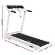 Everfit Treadmill Electric Home Gym Fitness Exercise Knob Foldable 420mm White Online now