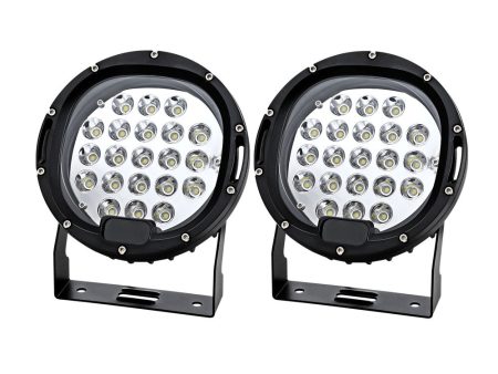 Giantz Pair LED Driving Lights 7 Inch Flood Spot Lights Car Truck SUV 12V 24V Fashion