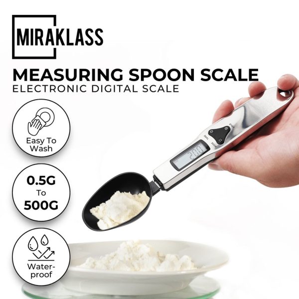 Miraklass 500g Digital LCD Measuring Spoon Kitchen Scale Online