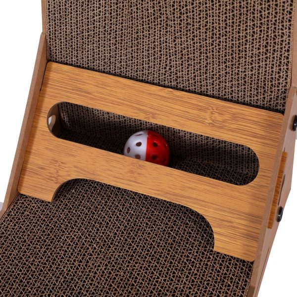 i.Pet Cat Scratching Board Scratcher Cardboard Kitten Indoor Climbing Toy Catnip Online now