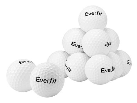 Everfit 12Pcs Golf Ball Set Reusable Distance Golf Balls Practice Training Online Hot Sale