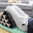 Thai Triangle Pillow Backrest Cushion Kapok Filled BlueEle Online Hot Sale